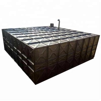 China Hotels Rain Storage Water Tank Price GSC BDF Large Capacity Plastic Rectangular Bottom Water Storage Tank for sale