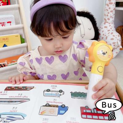 China Toy Quway Touch Educational Toys Learning Pen Reading Pen with Sound Study Cards Book Teaching Machine for sale