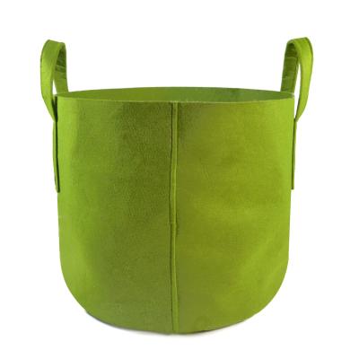 China Customized Eco-friendly Felt Foldable Vegetable Grow Bags Nonwoven Plant Grow Pots Fabric Growing Bag For Plants for sale