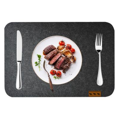 China Viable Wholesale Factory Customized Household Table Mats Felt Square Mat And Coasters for sale