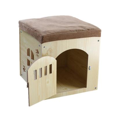 China Factory direct sale custom stocked wooden yard puppy house for sale