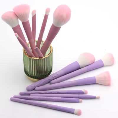 China Angular Blush Wholesale 7pcs Professional Makeup Tools Synthetic Hair Brushes For Make Up for sale