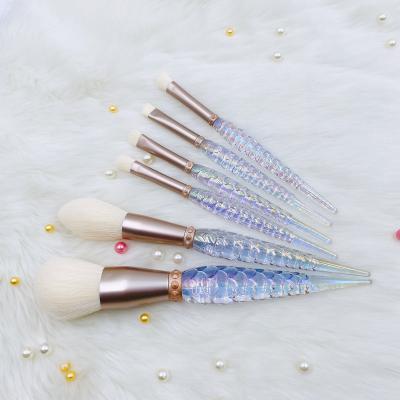 China Beauty Care Makeup Tools Unique Clean Makeup Brush Set Professional 6pcs Mold Vegan Makeup Brush Kits Cepillos for sale