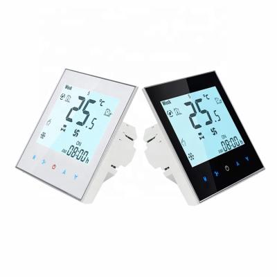 China BAC1000 HVAC Digital Fan 3 Speed ​​Controller Smart Home Thermostat Tuya WiFi Wireless Thermostat for sale