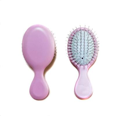 China 14.0CM Waterproof Degrading Plastic Kids Hair Brush Private Label Paddle Cushion Hair Brush for sale