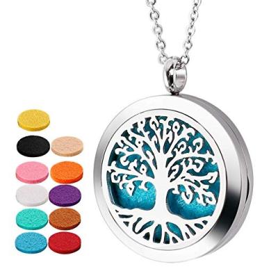 China Diffuser Necklace Essential Oil Necklace Diffuser Necklace Stainless Steel Not Fade Gift Set for Women and Girls for sale