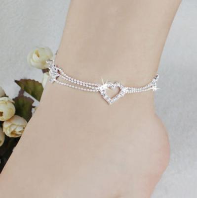 China BOHEMIA Women's Anklet Silver Gold Plated Sterling Silver Anklet Foot Chain Beach Beads for sale