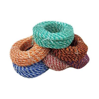 China 2 Color 22 AWG CU/PVC/PVC RVS Flexible Twisted Wire for P. A. System à venda