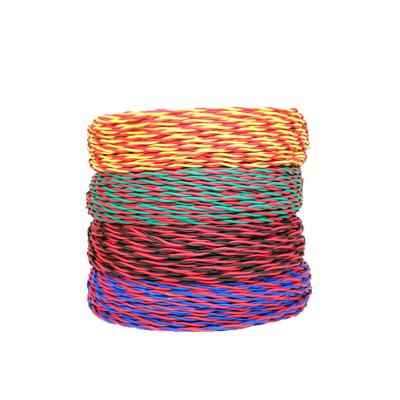 Cina 2.5 mm2 Flexible Copper Conductor PVC Insulated Twisted Electrical Cable in vendita