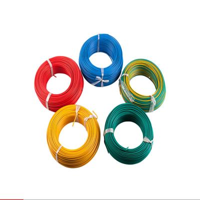 China Hot sale Manufacturer 15 AWG Single Core Solid Copper Conduct PVC-insulated Cable for Household Appliances for sale