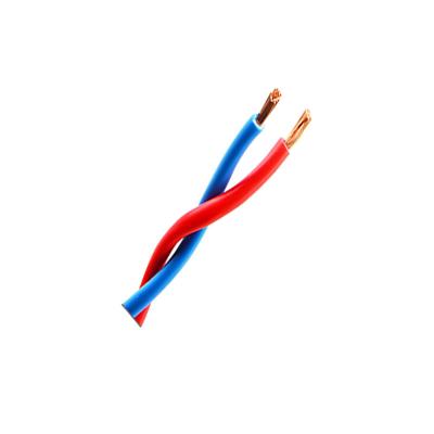 China Strand copper wire PVC insulated twisted flexible RVS electrical wire for sale