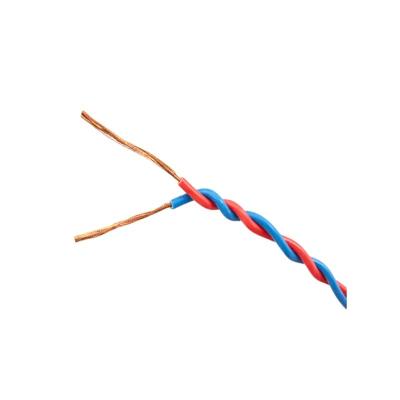 Chine Copper Conductor RVS Cable Wire Twisted Pair PVC Insulated 1.5mm 2 Core Fire Alarm Cable à vendre