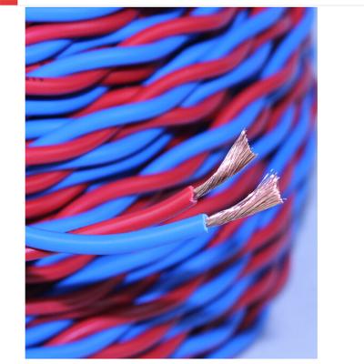 China 2 Core RVS Flexible Electric Cable PVC Twisted Pair Cable Electric Wire for sale