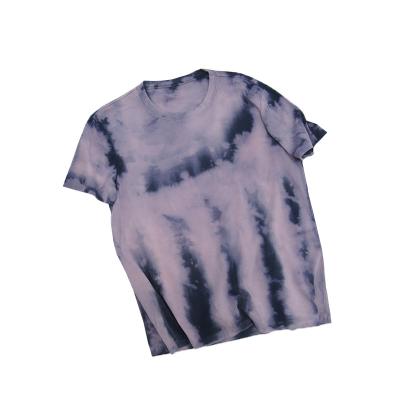 China New Design QUICK DRY Customized Casual Handmade Tie Dye Men's T-shirt New Trend Short Sleeve for sale