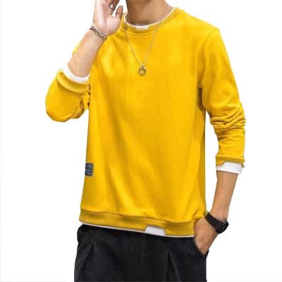 China High quality men's clothing 2021 high-end fashion anti-pilling fashion streetwear custom pullover plus size men's sweatshirt for sale