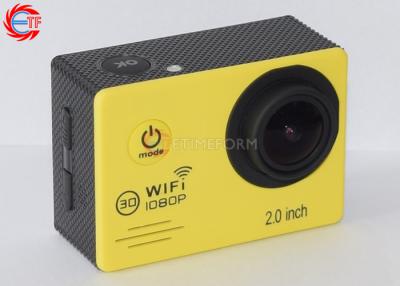 China Waterproof Full HD Sports Action Camera ,  Esj7000 Yellow Sports Helmet Camera for sale