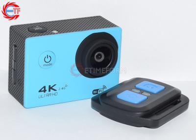 China 4K HD Waterproof câmera azul da ação de WIFI da língua da câmara de vídeo da ação a multi à venda