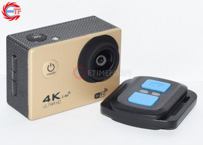 Cina videocamera portatile telecomandata della macchina fotografica 1080P 60fps EF60R WIFI di azione dell'oro 4K video in vendita