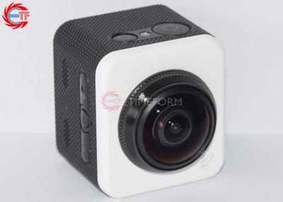 Cina Macchina fotografica bianca 4K di sport di E360S mini videocamera portatile del cubo della lente da 360 gradi per gli sport in vendita