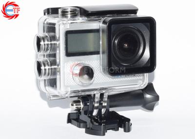 China 16MP Dual Screen Action Camera 170 Degree Wide Angle Adjustable CE / ROHS for sale