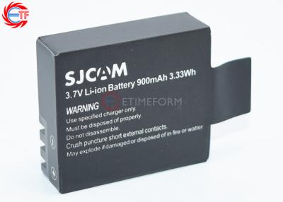 중국 SJCAM 상표 900mAh 활동 사진기 건전지 검정 재충전용 사진기 건전지 판매용