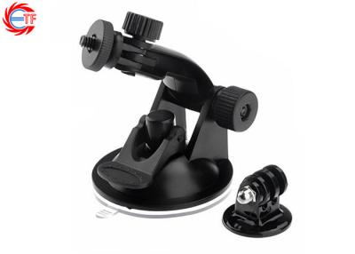 China Black Window Glass Tripod Suction Cup Adapter For Gopro Hero 4 360 Degree Swivel for sale