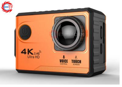 China Voice Control EF100P Wifi 4K Action Camera 2.0 Touch Screen with Gyro and Remote, GPS Extension as option for sale