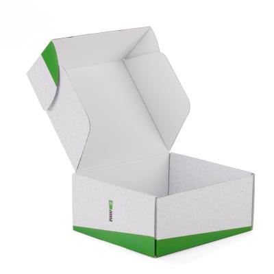 China Recycled Materials Wholesale Corrugated Box Flip Top Design Mailer Carton Packaging Box for sale