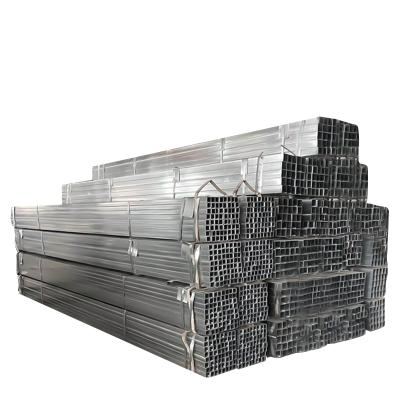 China Carbon Steel Galvanized Liquid Pipe Q235b Erw Welded Square Pipe Square Tube Box Bar Iron Pipe Price 25*25*1.4 for sale