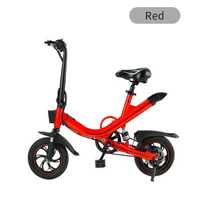 China Alumium Alloy EU Warehouse Drop Shipping 36v 7.8ah 350w Electric Bicycle For 12 Inch Adult Fat Tires Fast Folding E Bike for sale