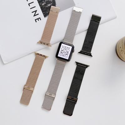 China Fashion Stainless Steel Watch Bands Stainless Steel Buckle Luxury Watch Band For Apple Watch Series 1/2/3 42mm 38mm Strap Strap For iwatch 40mm Series 44mm for sale