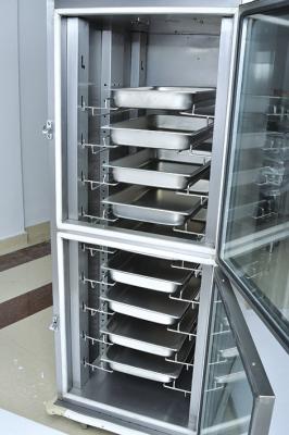 China Square Upright Food Warmer Display Cabinet High Performance 1 Year Warranty for sale