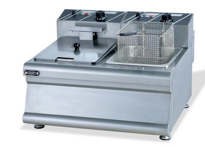 China Heavy Duty  Portable Commercial Deep Fryer With Power / Heat Indicator Lights for sale