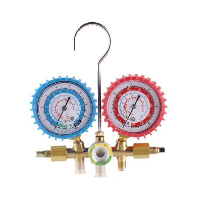 China HBS r134a anti-collision manifold gauge for refrigeration, r22 manifold gauge for sale