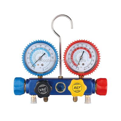 China HBS R410a Anti - Collision Diverse Gauge Set , Best High Pressure Diverse HVAC Gauge for sale