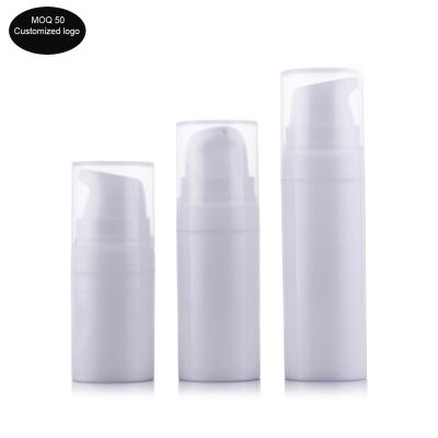 China 5ml 10ml 15ml PP Small Sample Airless Bottle Vacuum Pump Bottle Lotion Bottle Used For Cosmetic Packaging for sale