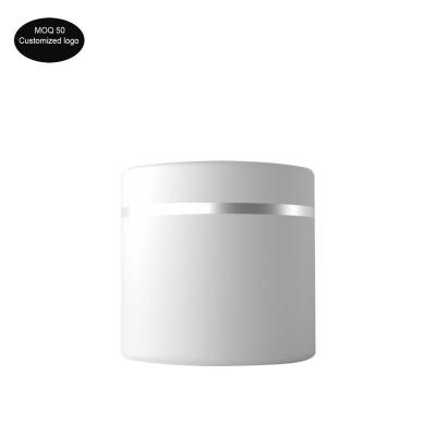 China 30g 50g 100g Double Layer Cosmetic Cream Jar Empty Cosmetic Containers With Silver Line Cosmetic for sale