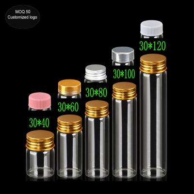 China free shipping 15ml 25ml 40ml 50ml 60ml transparent cute glass vials wish bottle,mini glass bottle for tea candy pill packaging for sale