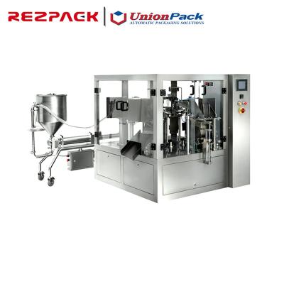 China High Quality Food Double-Bag Stand Up Automatic Pouch Filling Seal Liner Machine for sale