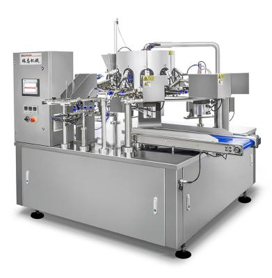 China Automatic Food Premade Pouch Granules Gusset Bag Packing Machine For Food for sale