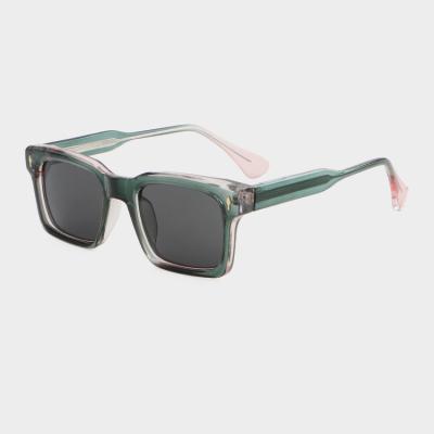 China Big Frame Sunglasses 9804 Custom Logo Square Sunglasses For Women Men High Quality Large Frame for sale