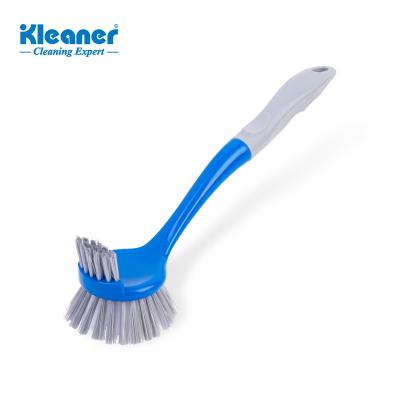 China Sustainable Kleane TPR Handle Cleaning Brush With Dish Pot For Household for sale