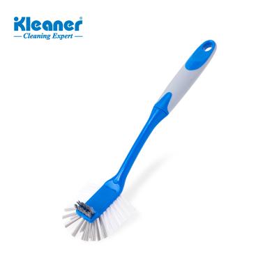 China Sustainable Kleaner Dish Brush TPR Handle Kitchen Cleaning Brush With TPR Handle for sale