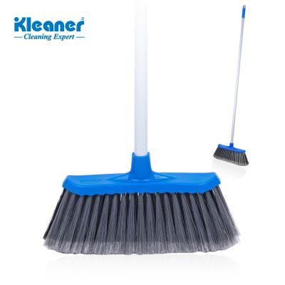 China Sustainable Kleaner Metal Handle Floor Broom for sale