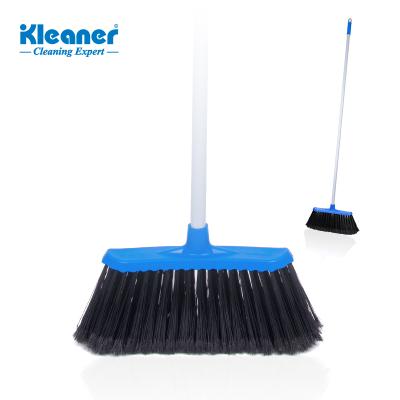 China Sustainable Kleaner Metal Pole Floor Sweeping Broom for sale