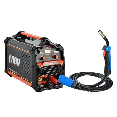 China Shops JINBO 220V New MIG Building Material Welder Single Phase 3 in 1 MIG MAG Muttahida Majlis-e-Amal CO2 Gas and Gasless Lift Cat Welder for sale