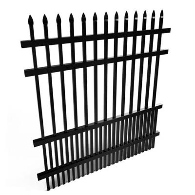 China High Security Modern Picket Easily Assembled Steel Fence Panel/Garrison Fence Panel Steel Barrier for sale