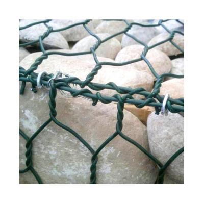 China High Quality Anti-Corrosion PVC Coated Green Gabion Box To Prevent Water And Soil Lost for sale