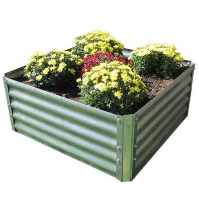 China Easy Assemble Corten Steel Rusty Metal Raised Garden Grow Bed / Garden Edging for sale