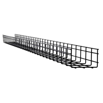 China Wire Tray Cable Management Tray Galvanized Wire Mesh Trays Tray Holder Organizer Electro Wire Channel Basket Cable Customized Low Price for sale